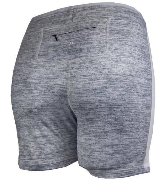 J.Lindeberg Women's GABY Compression Poly Shorts - GREY MELANGE