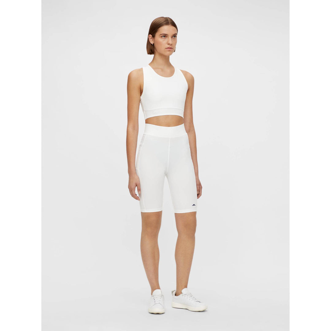 J.Lindeberg Women's NEMI Ultimate Compression Short - WHIITE