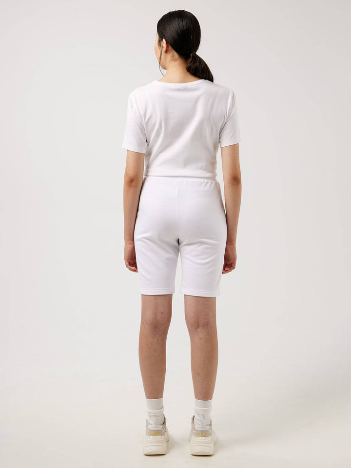 J.Lindeberg Womens Stretch Fleece Shorts - White