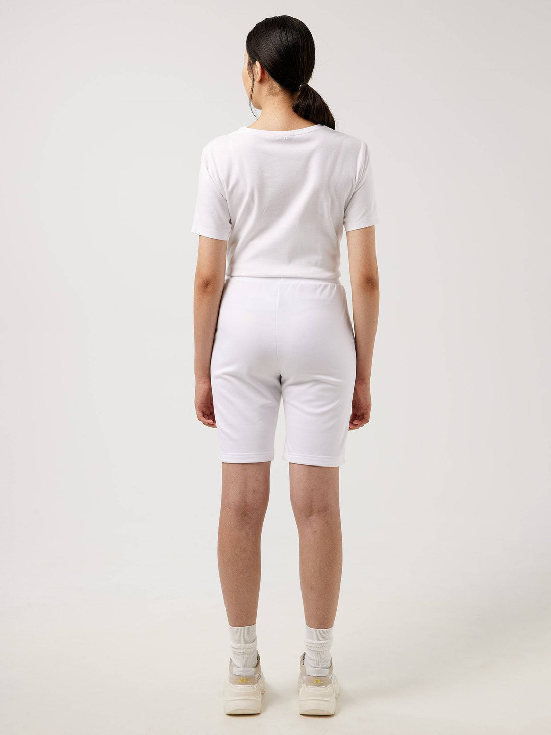 J.Lindeberg Women's Stretch Fleece Shorts - White