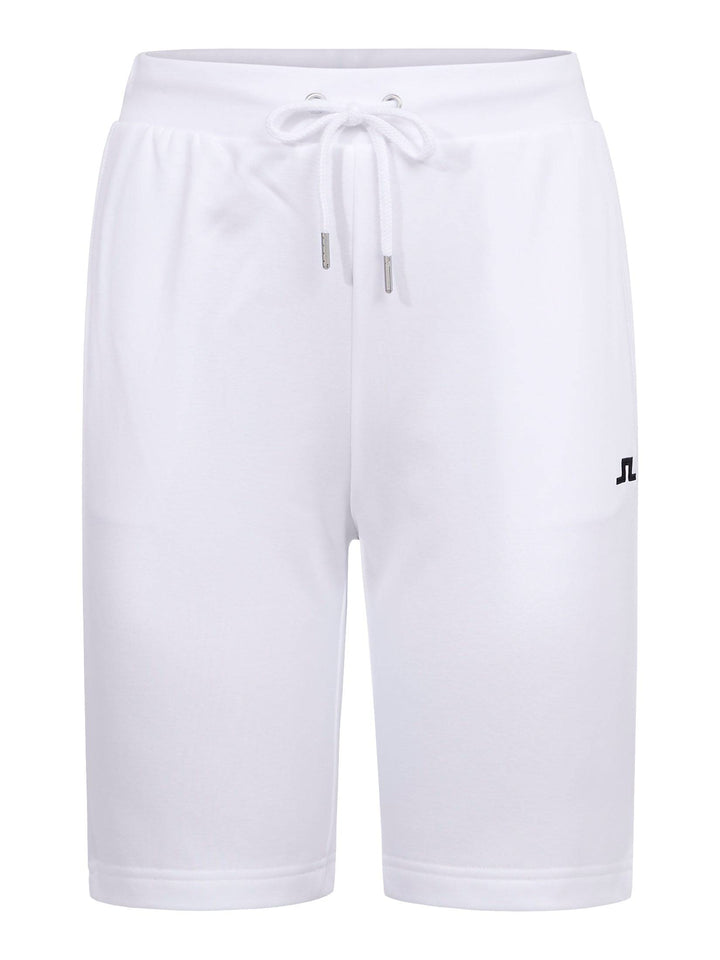 J.Lindeberg Women's Stretch Fleece Shorts - White