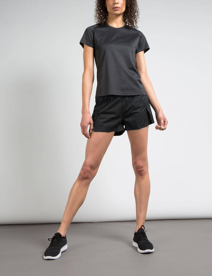 J.Lindeberg Womens Track Shorts - Black