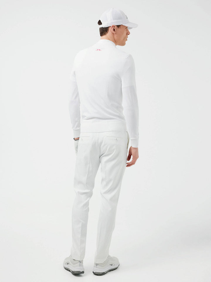 J.Lindeberg Ltd Edition Mens Gus Golf Sweater - CLOUD WHITE