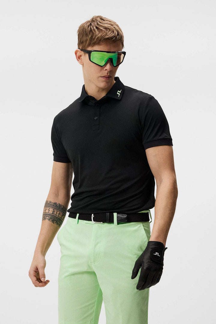 J.Lindeberg Mens KV Regular Fit Polo - PATINA GREEN