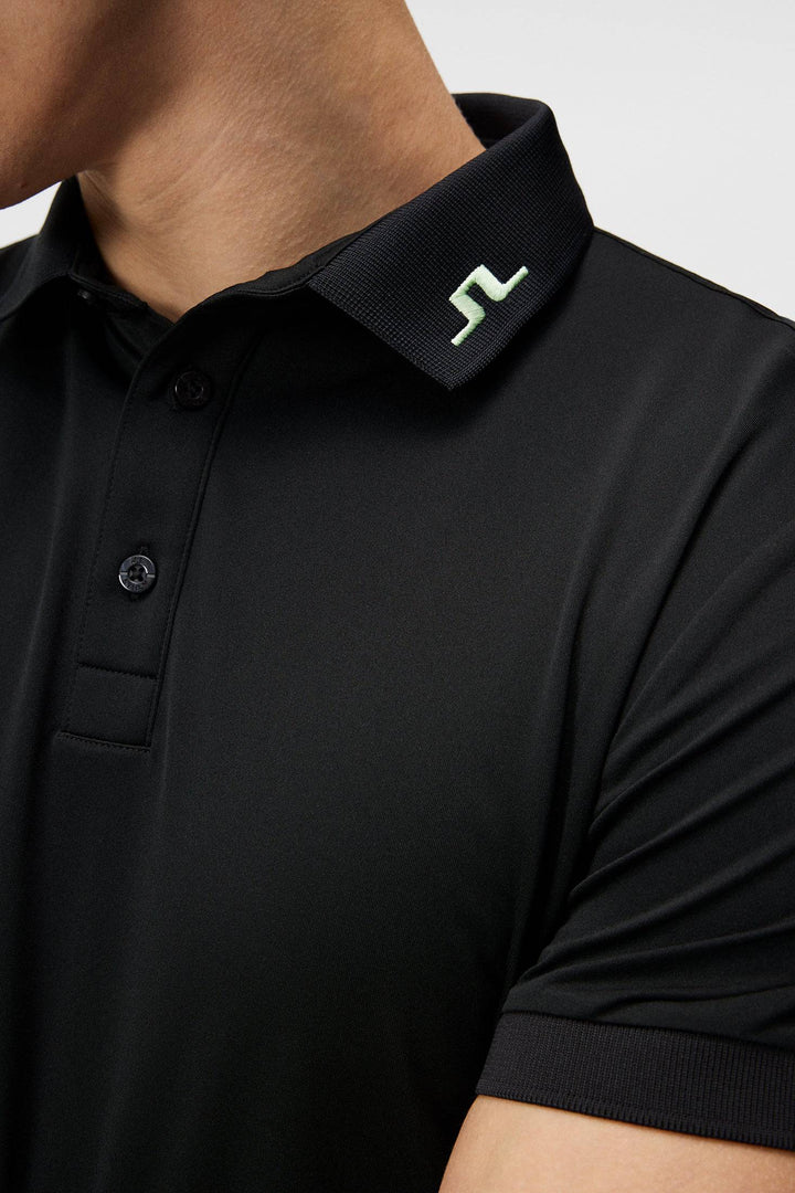 J.Lindeberg Mens KV Regular Fit Polo - PATINA GREEN