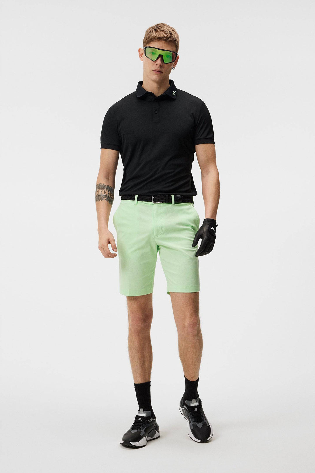 J.Lindeberg Mens KV Regular Fit Polo - PATINA GREEN