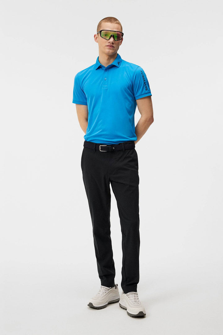J.Lindeberg Mens Tour Tech Slim Fit Polo - BRILLIANT BLUE
