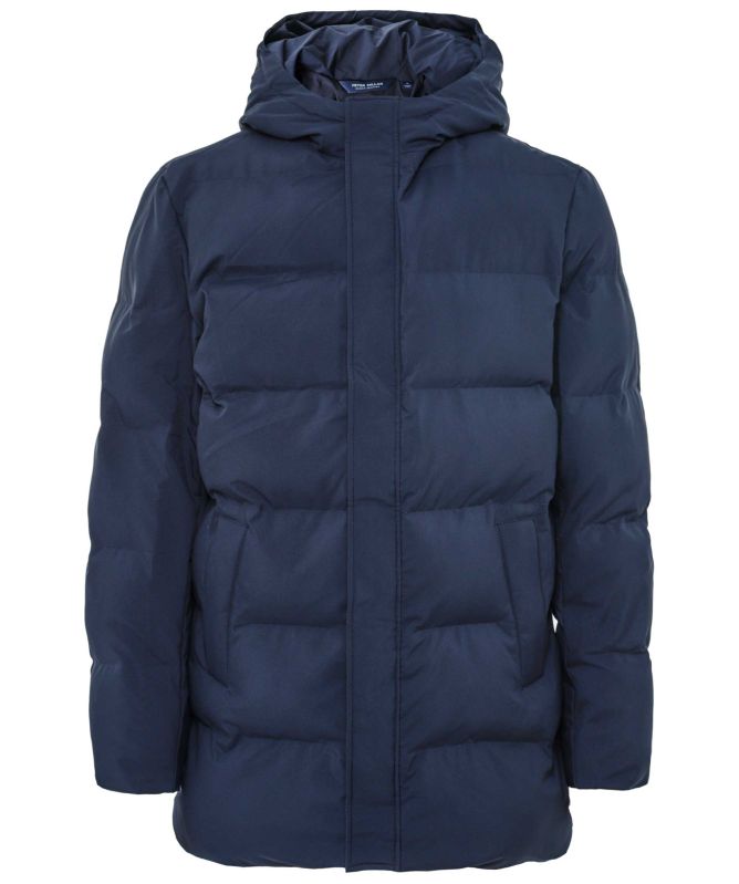 Peter Millar Men's Classic Fit Cortina Quilted Parka - NAVY