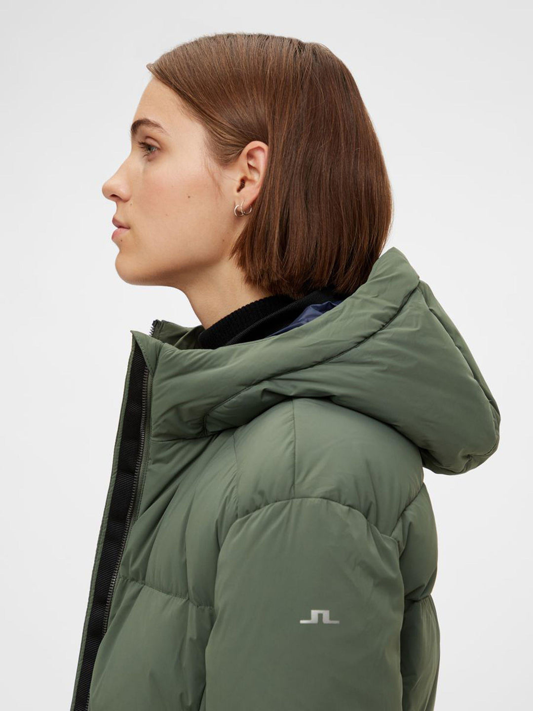 J.Lindeberg Women's Radiator Down Parka Coat - THYME GREEN