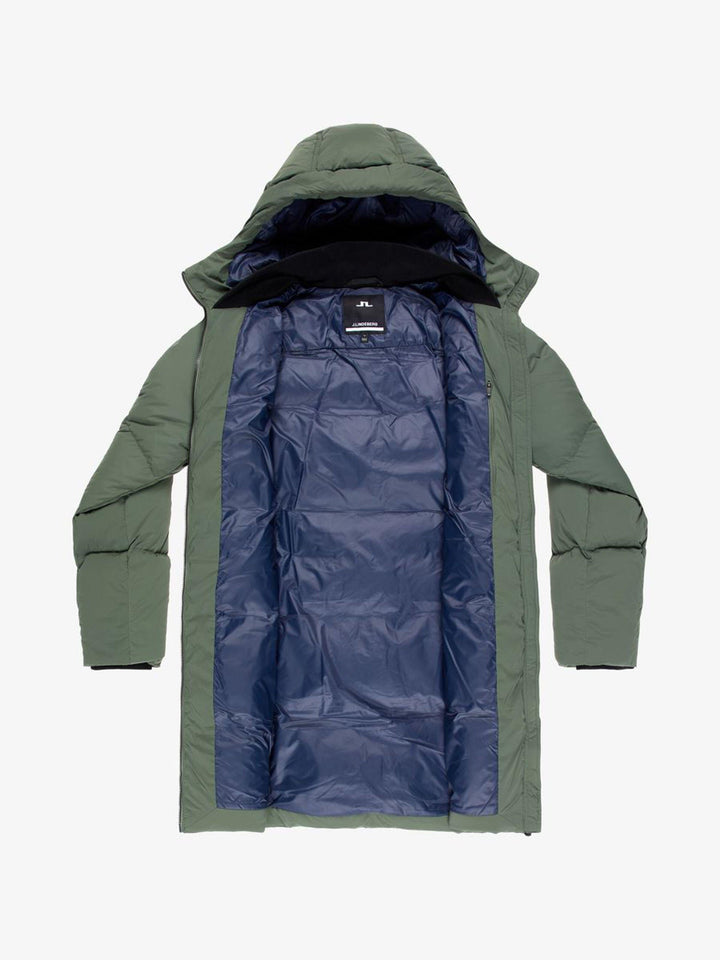 J.Lindeberg Women's Radiator Down Parka Coat - THYME GREEN