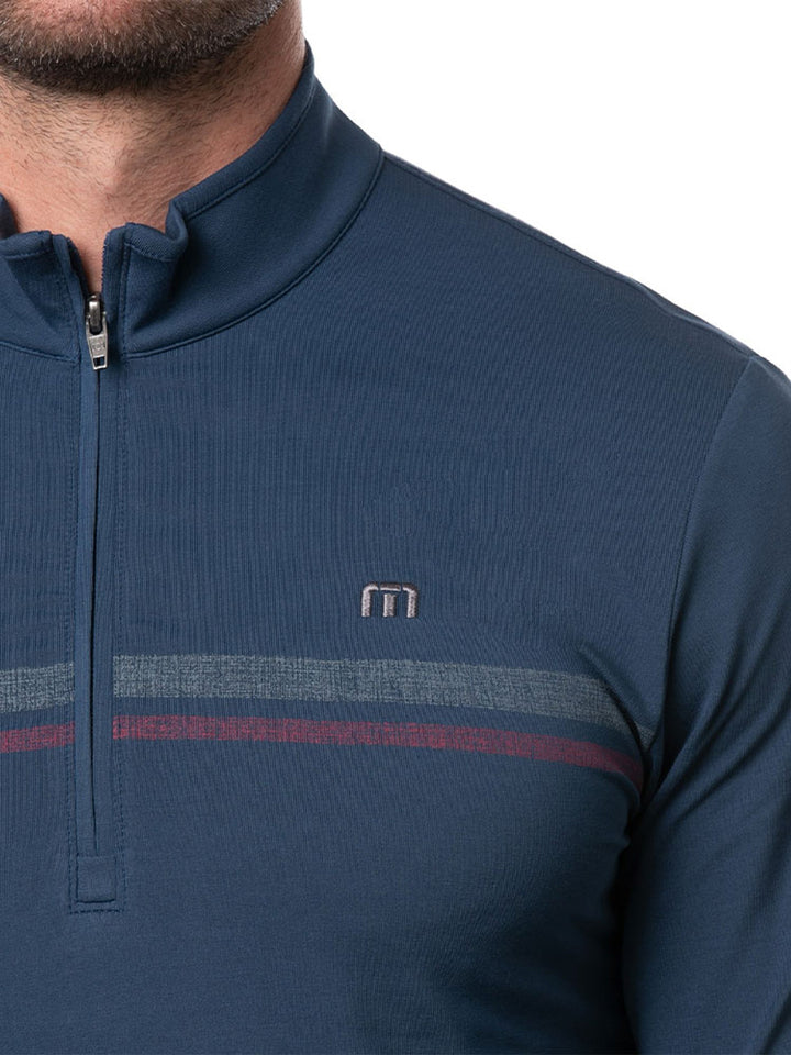 TRAVIS MATHEW MENS SWINGING HAMMOCK PULLOVER - INSIGNIA