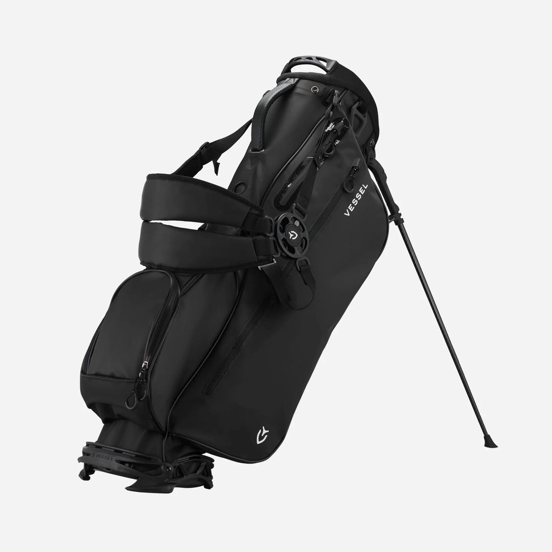 VESSEL MEN'S LITE STAND BAG - BLACK