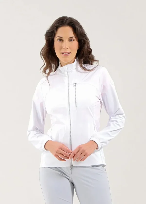 Chervo Women's MAGIA WIND-LOCK® Full-Zip Lightweight Insulated Jacket - WHITE