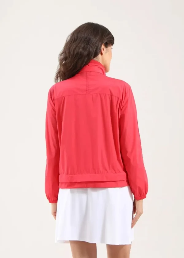 Chervo Women's MAYO Full-Zip Lightweight Wind Jacket - CHERRY