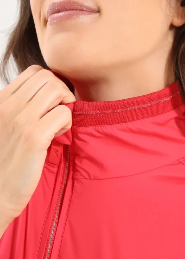 Chervo Women's MAYO Full-Zip Lightweight Wind Jacket - CHERRY