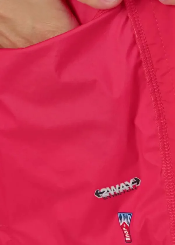Chervo Women's MAYO Full-Zip Lightweight Wind Jacket - CHERRY