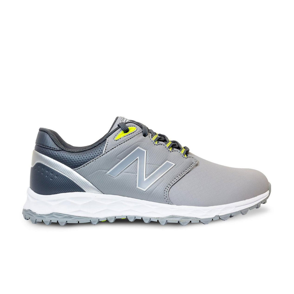 New Balance Mens Fresh Foam Elevate SL Golf Shoe - GREY / YELLOW - Golf Anything Canada