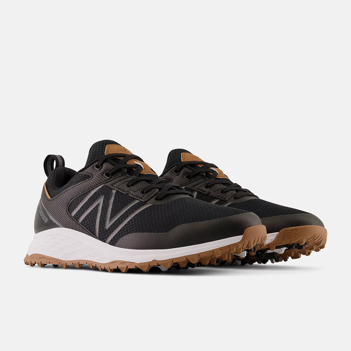 New Balance Mens Fresh Foam Contend Golf Shoe - BLACK GUM - Golf Anything Canada