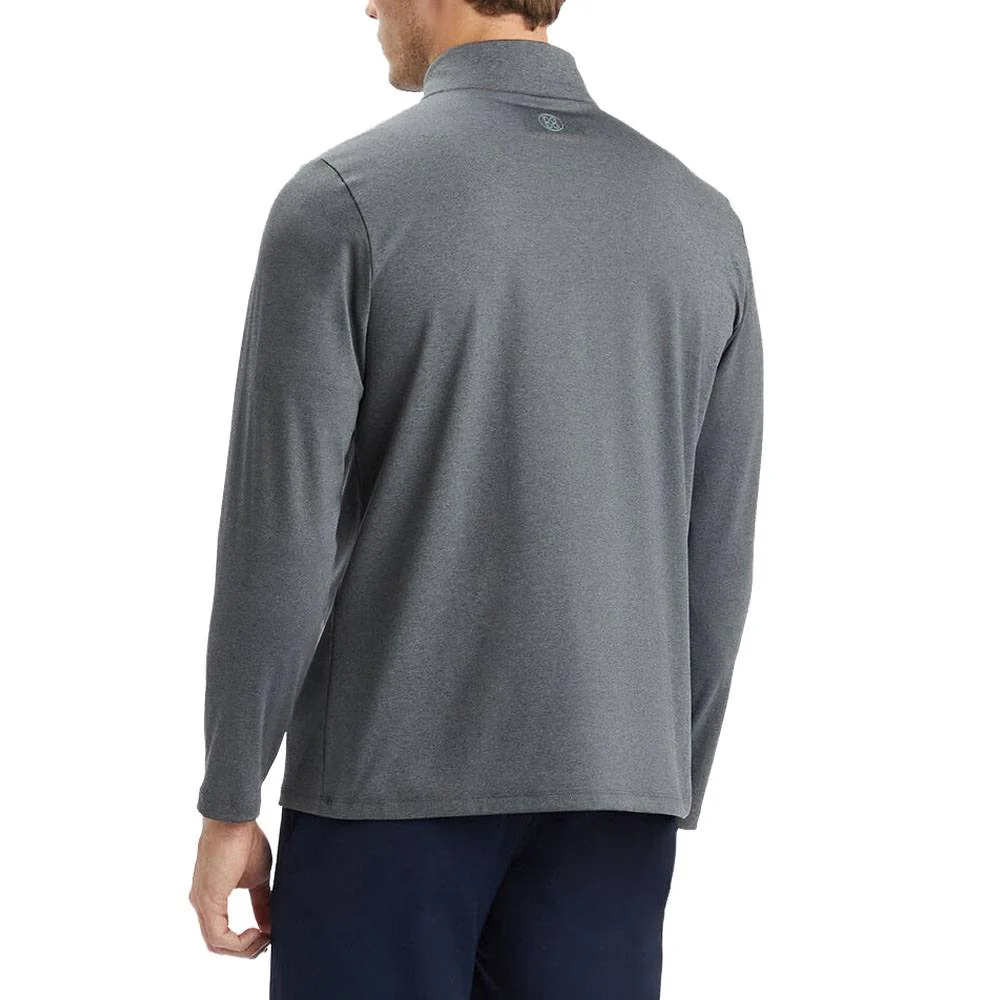 G/FORE MEN'S LTD EDITION DAYTONA TECH PULLOVER - CHARCOAL HEATHER GREY