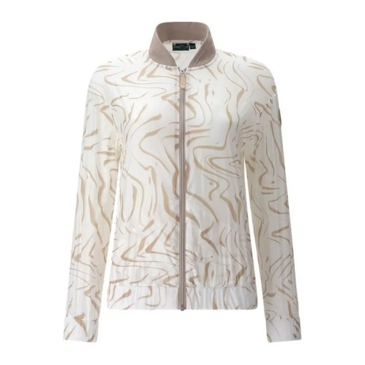 Chervo Women's MOUTH Full-Zip Wind Jacket - BEIGE