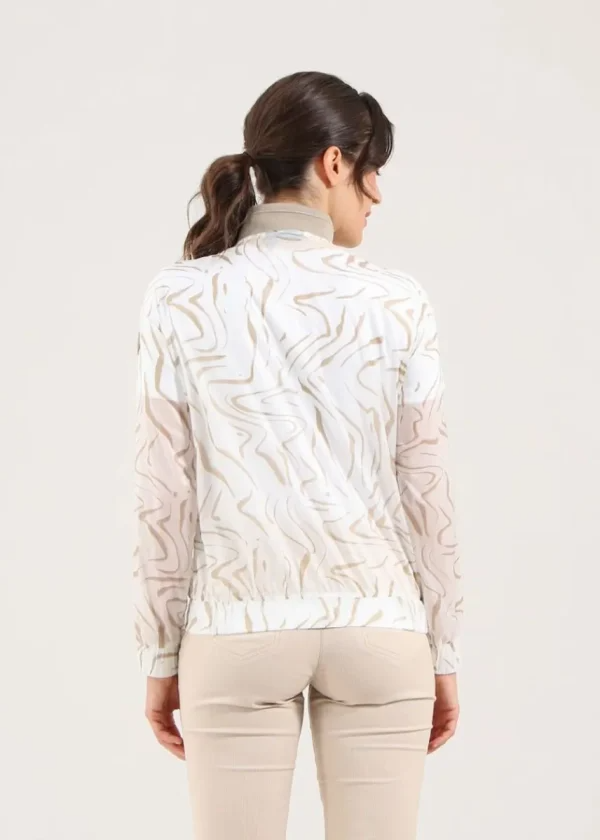 Chervo Women's MOUTH Full-Zip Wind Jacket - BEIGE