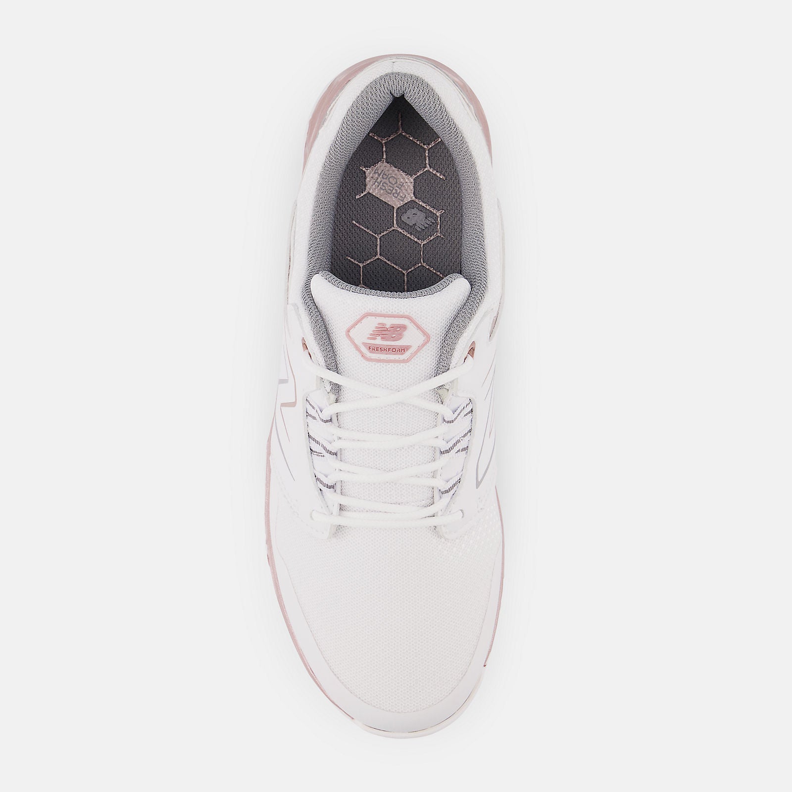 White and rose gold new balance hotsell