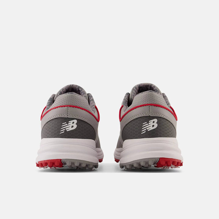 New Balance Mens Brighton Golf Shoe - GREY with red