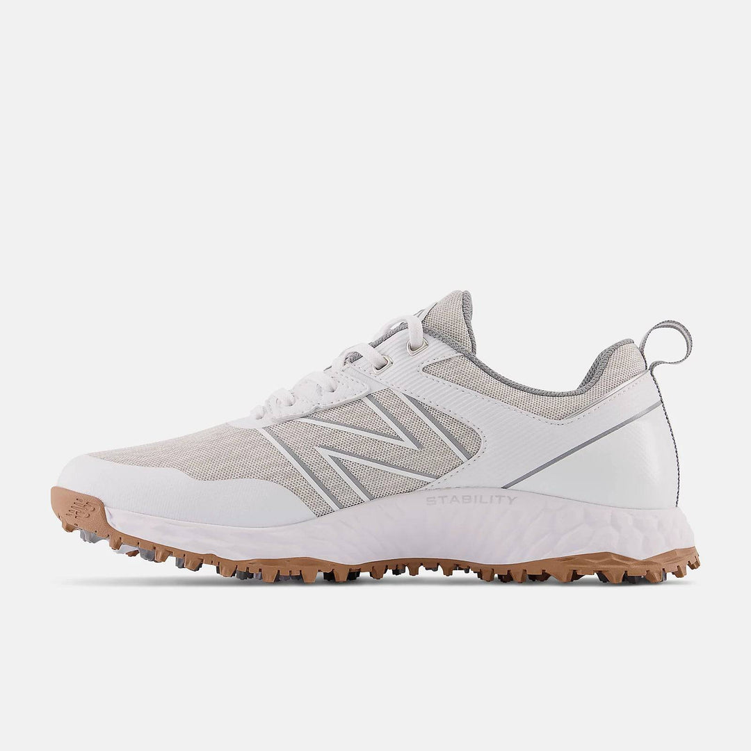 New Balance Mens Fresh Foam Contend Golf Shoe  - WHITE