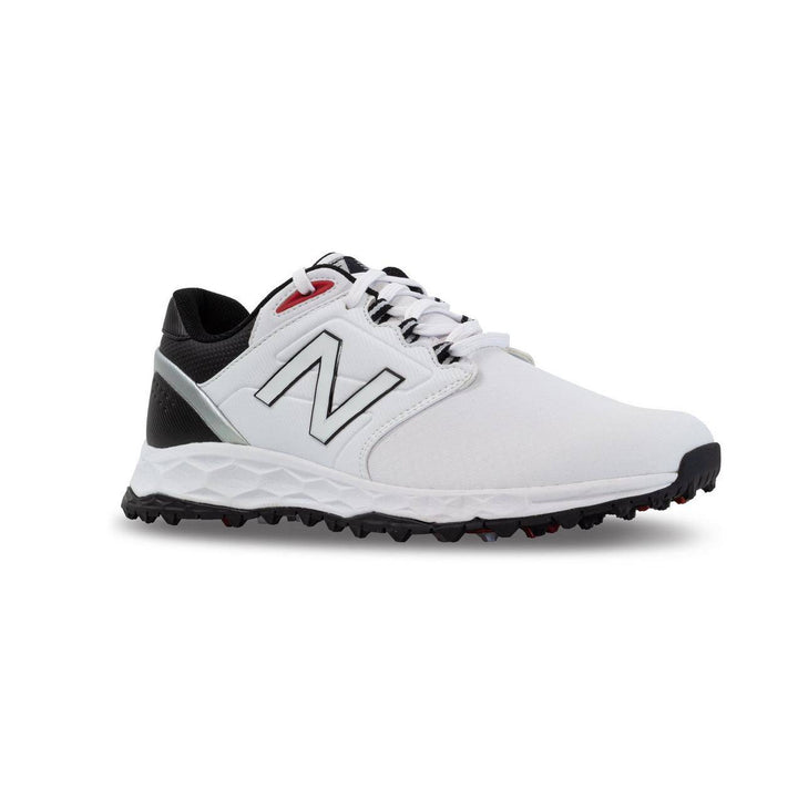 New Balance Mens Fresh Foam Elevate SL Golf Shoe - WHITE / RED / BLACK