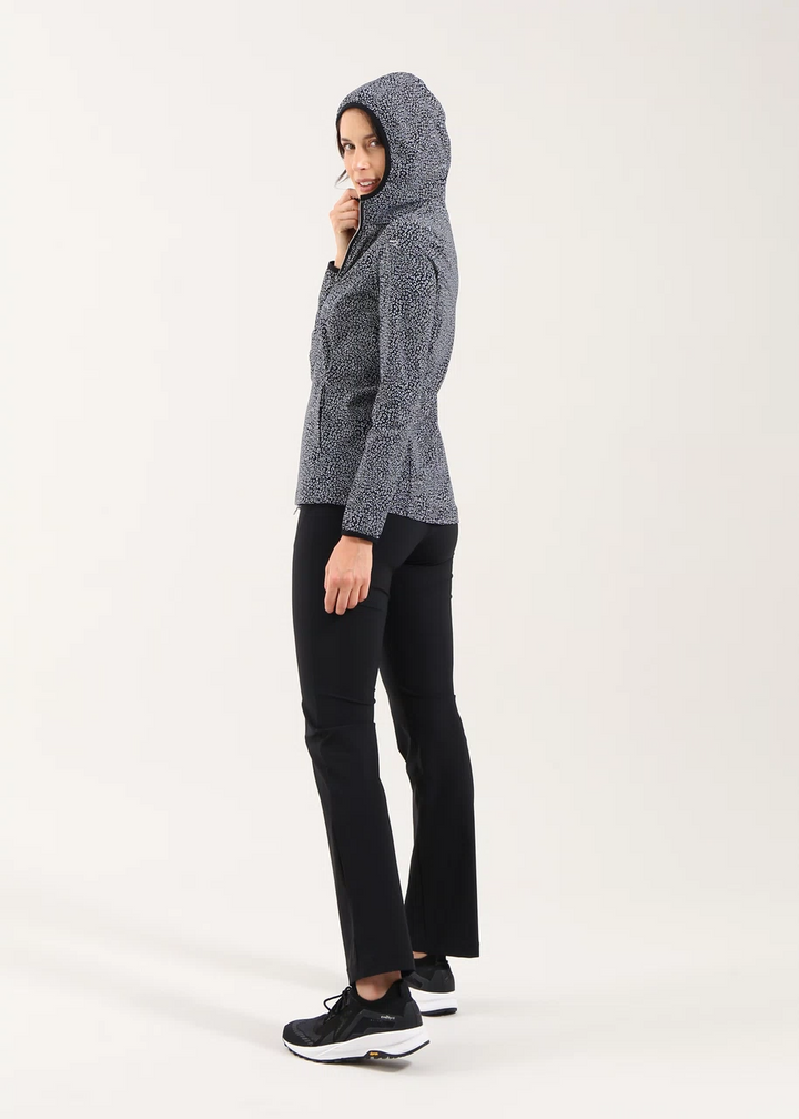 Chervo Women's PASADA Full-Zip Lightweight Jacket - BLACK / WHITE