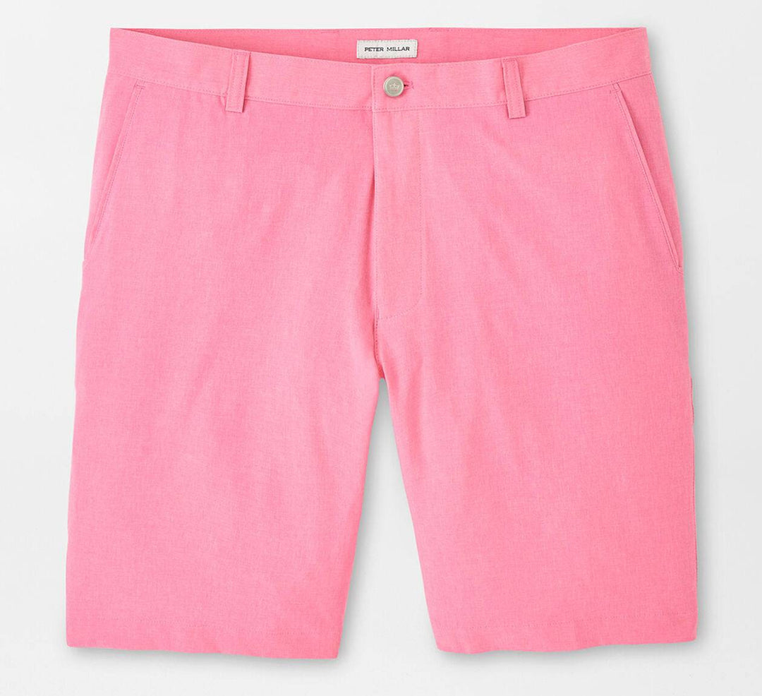 Peter Millar Mens Shackleford Performance Hybrid Short - PEPPERMINT