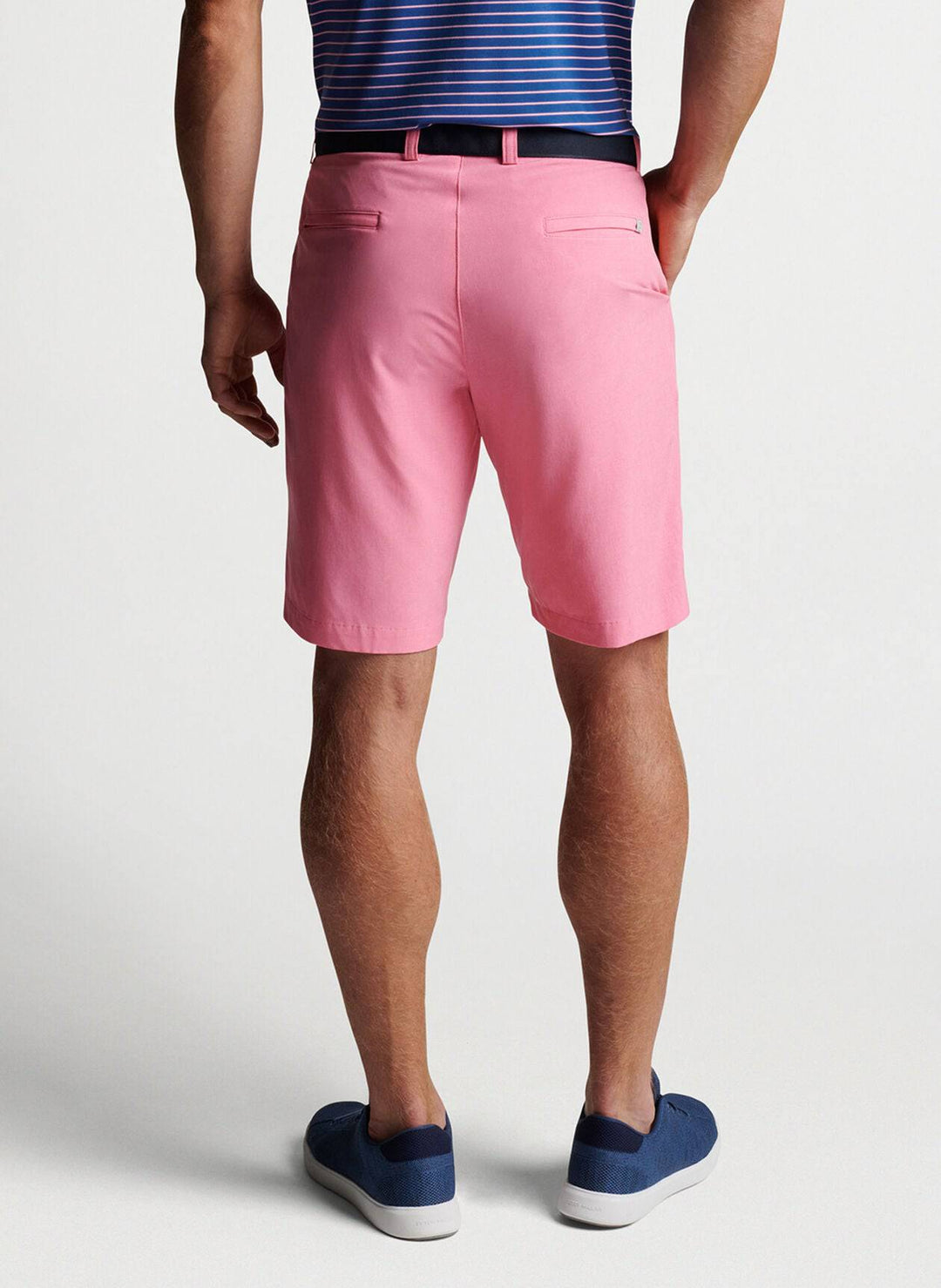 Peter Millar Mens Shackleford Performance Hybrid Short - PEPPERMINT