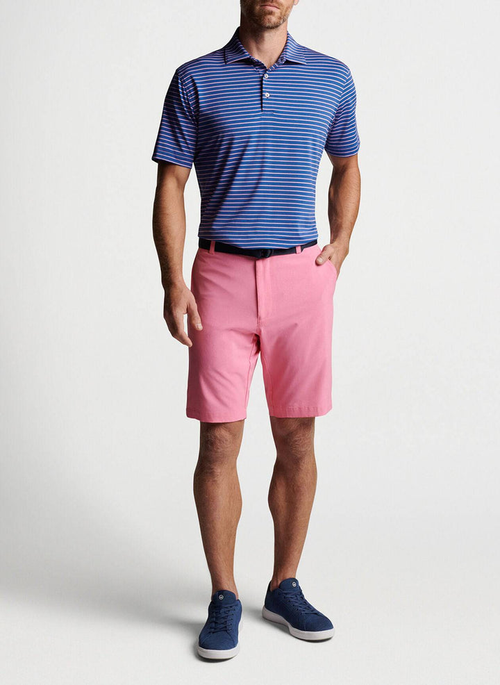 Peter Millar Mens Shackleford Performance Hybrid Short - PEPPERMINT