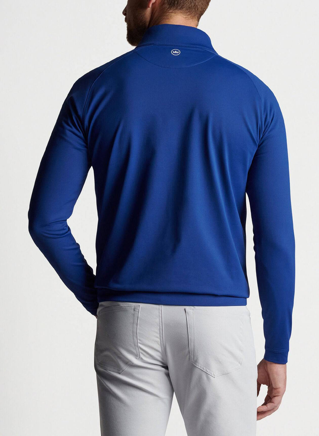 Peter Millar Men's Classic Fit Forge Performance Quarter 1/4 Zip - SPORT NAVY