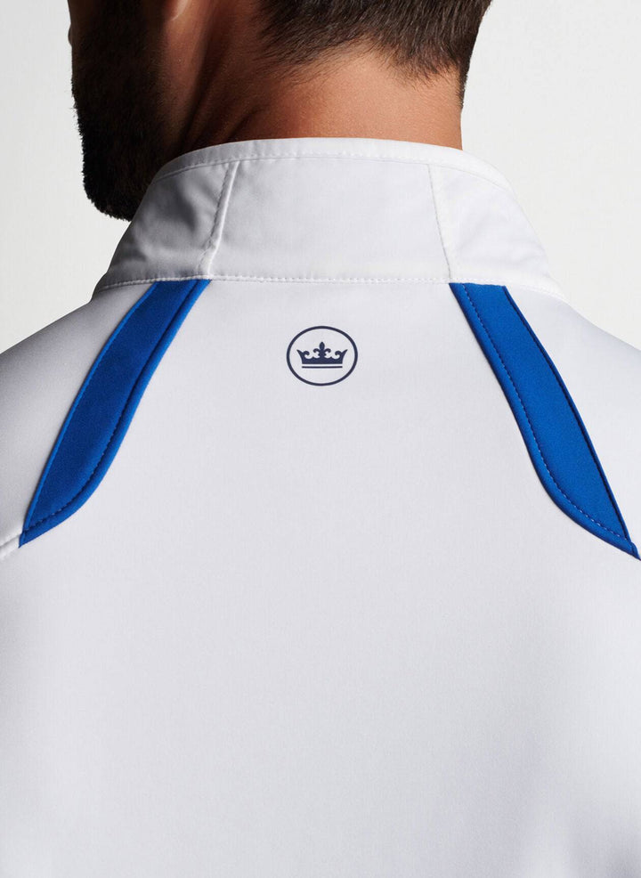 Peter Millar Mens Fuse Elite Hybrid Vest - WHITE/STARBOARD BLUE