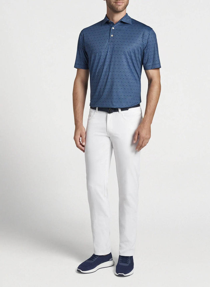 Peter Millar Mens Classic Fit Millar Performance Polo - NAVY