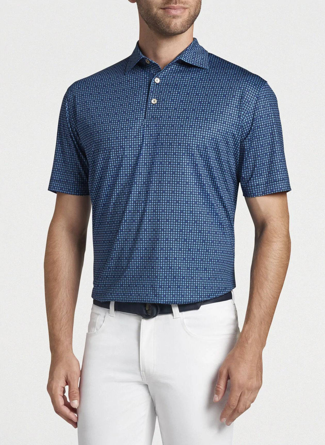Peter Millar Mens Classic Fit Millar Performance Polo - NAVY