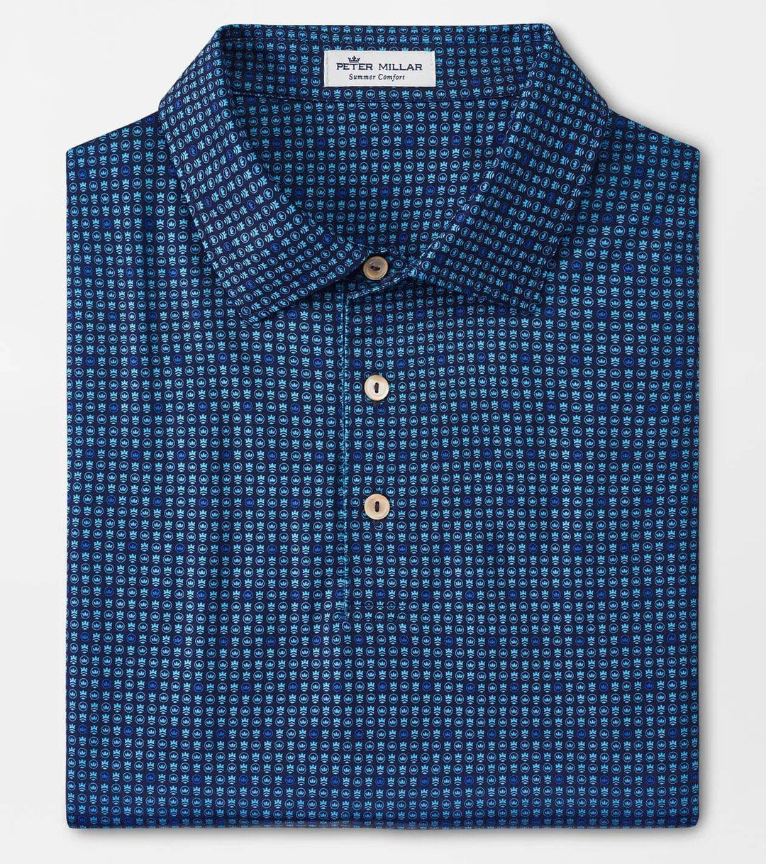 Peter Millar Mens Classic Fit Millar Performance Polo - NAVY