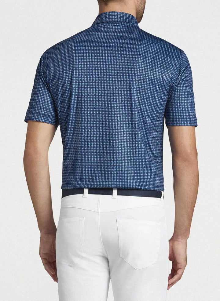 Peter Millar Mens Classic Fit Millar Performance Polo - NAVY