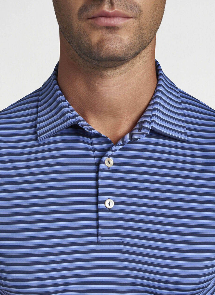 Peter Millar Mens Classic Fit Wels Performance Polo - SPORT NAVY
