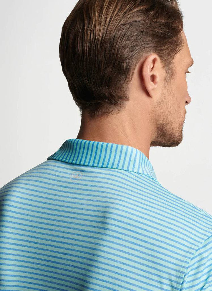 Peter Millar Miles Performance Jersey Polo - NORTH SKY