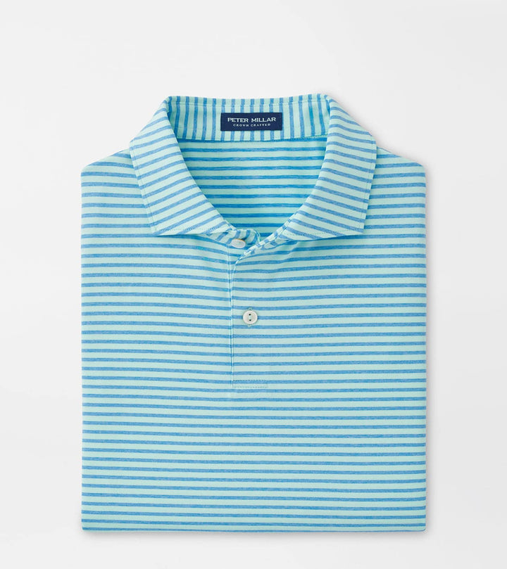 Peter Millar Miles Performance Jersey Polo - NORTH SKY