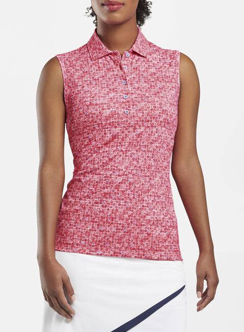 Peter Millar Womens PERFECT FIT PERF SLVLSS POLO - BIRDIES AND BOGEYS