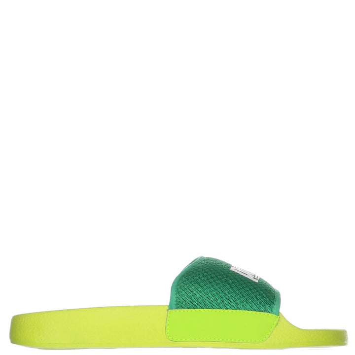 Prince Womens Prism Slides - GREEN/NEON LIME