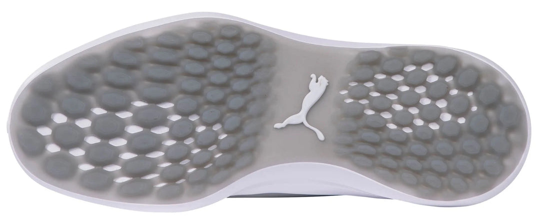 Puma Men's TOUR - IGNITE FASTEN8 NXT 2.0 DISC GOLF SHOES - WHITE / SILVER / HIGH RISE