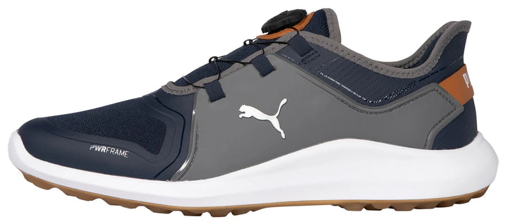 Puma Men's TOUR - IGNITE FASTEN8 NXT 2.0 DISC GOLF SHOES - NAVY BLAZER / SILVER / QUIET SHADE
