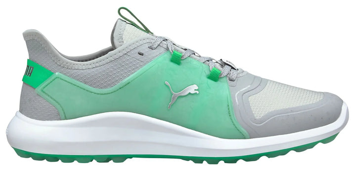Puma Men's TOUR IGNITE Fasten8 FLASH FM Spikeless Golf Shoes - HIGH RISE / ISLAND GREEN