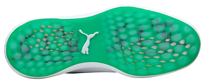 Puma Men's TOUR IGNITE Fasten8 FLASH FM Spikeless Golf Shoes - HIGH RISE / ISLAND GREEN