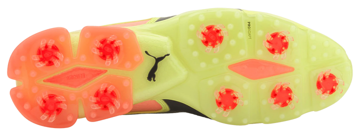 Puma Men's TOUR RICKIE FOWLER - IGNITE PROADAPT LEATHER Golf Shoes - FIZZY YELLOW