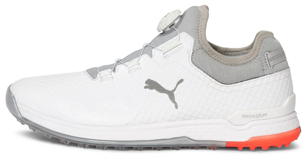 Puma Men's TOUR - PROADAPT ALPHACAT DISC Golf Shoes - PUMA WHITE / HIG